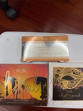 PÜR Multi-Palette Set in Rose Gold, Orange, Black